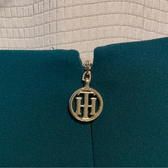 Tommy Hilfiger Emerald Green Midi Dress Size 8 - Picture 2 of 3